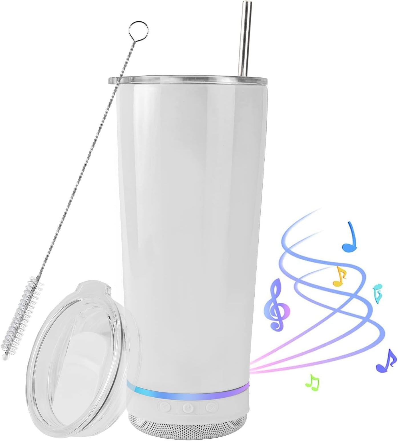 Vaso Térmico con Bocina Bluetooth