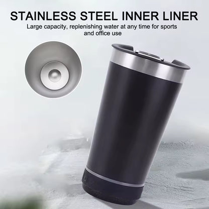 Vaso Térmico con Bocina Bluetooth