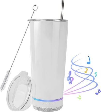 Vaso Térmico con Bocina Bluetooth